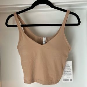 Lululemon BNWT Align Tank, Size 8, Color “Contour” (tan/nude)